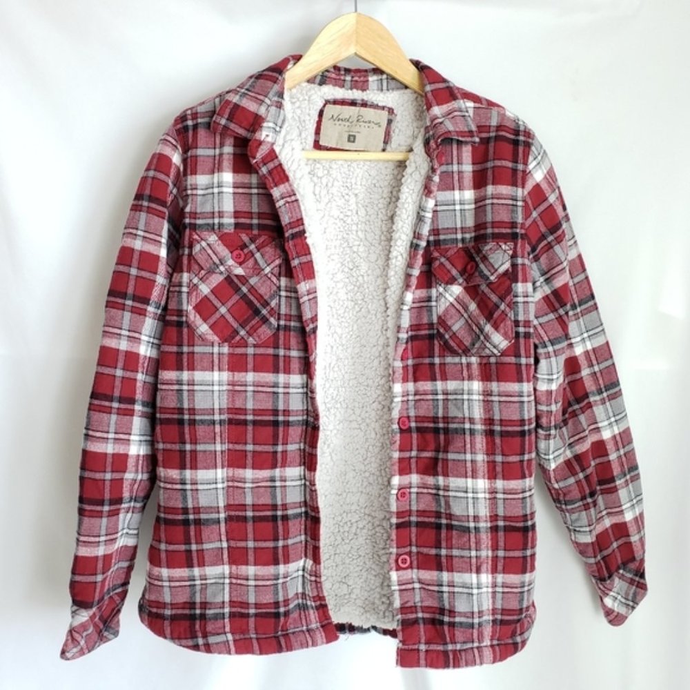 North River Outfitters sherpa lined plaid flannel